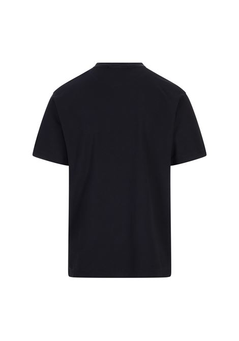 Ghost Piece Slim Fit Crepe Cotton Jersey T-Shirt In Blu STONE ISLAND | K1S152100008-S0F11V0020